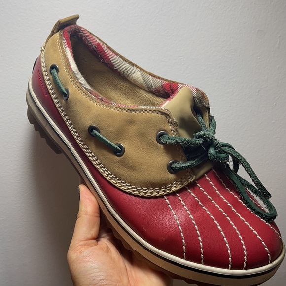 Sorel waterproof boat doc/rubber moc shorties sz8 - Picture 7 of 8